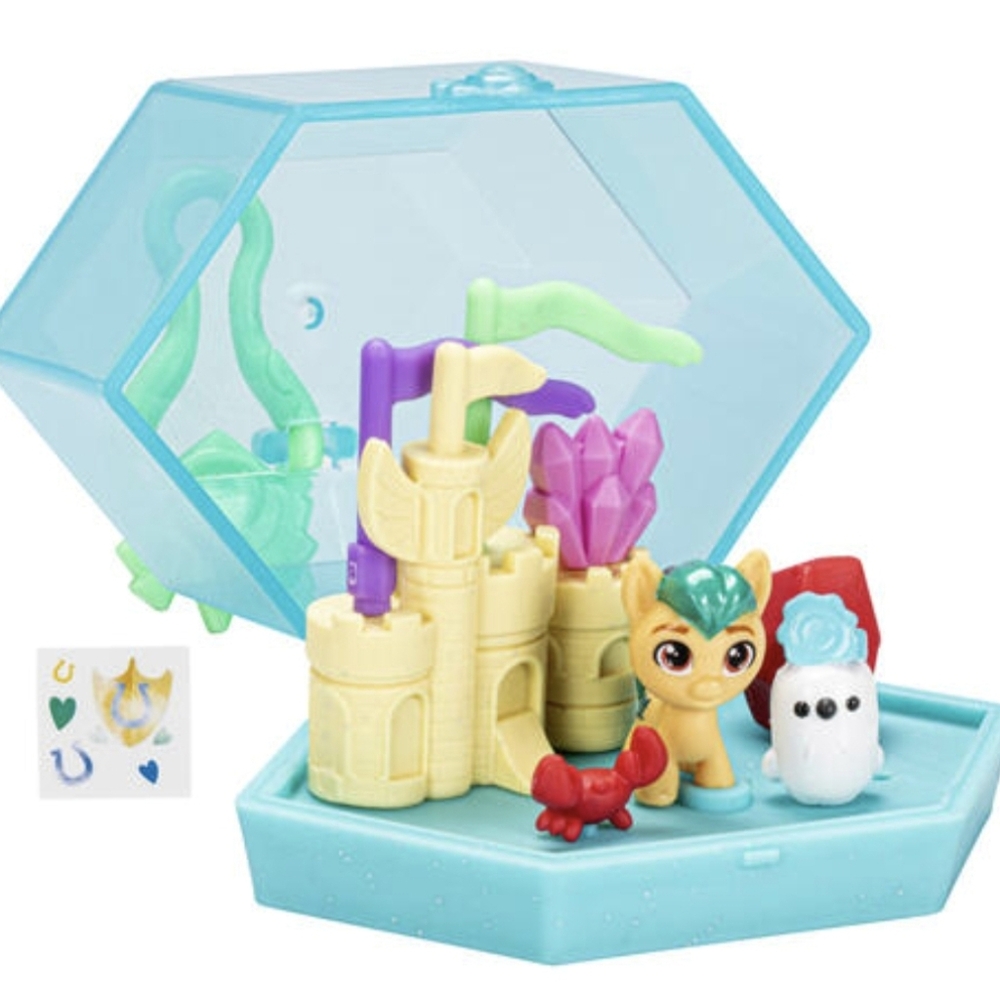 My Little Pony MINI HITCH TRAILBLAZER Crystal Keychain Magic Portable Playset